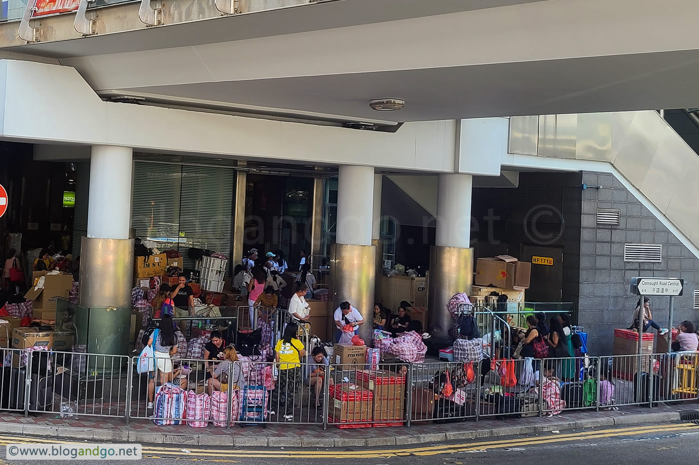 Connaught Road Central - Helpers Day Off (9 Jul, 2023)